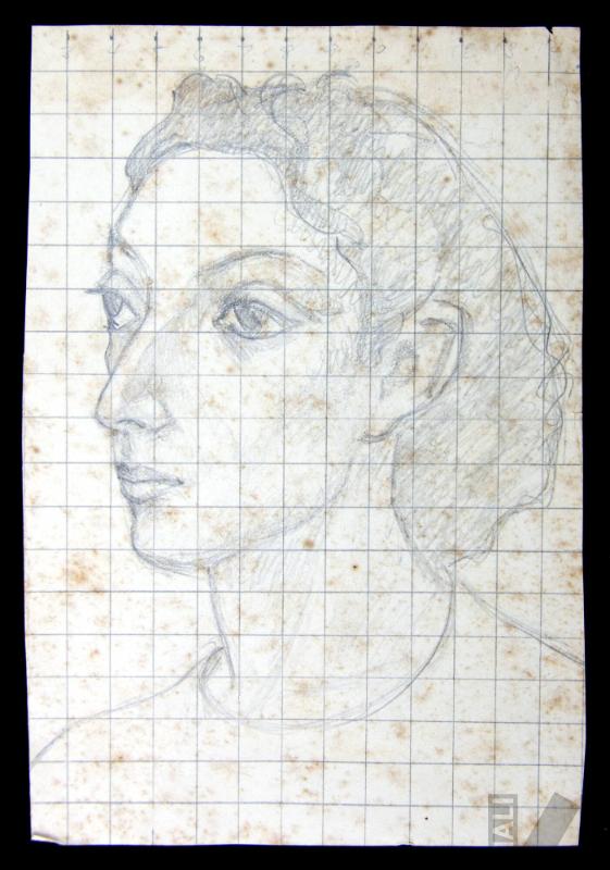 Estudio para retrato de mujer