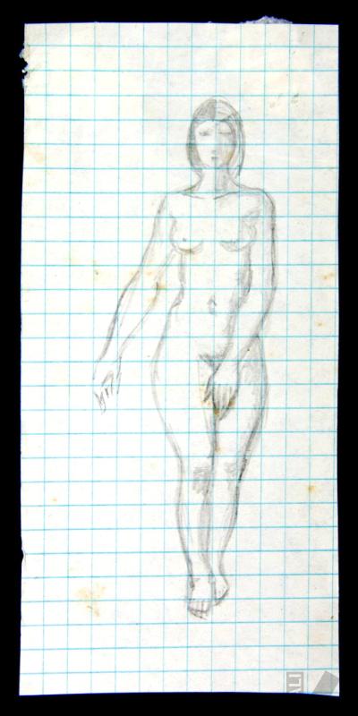 Estudio de desnudo femenino