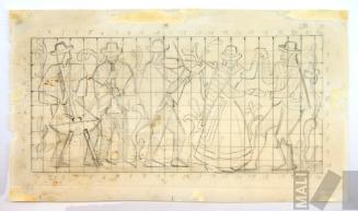 Estudio para el tapiz 'Alegría serrana'