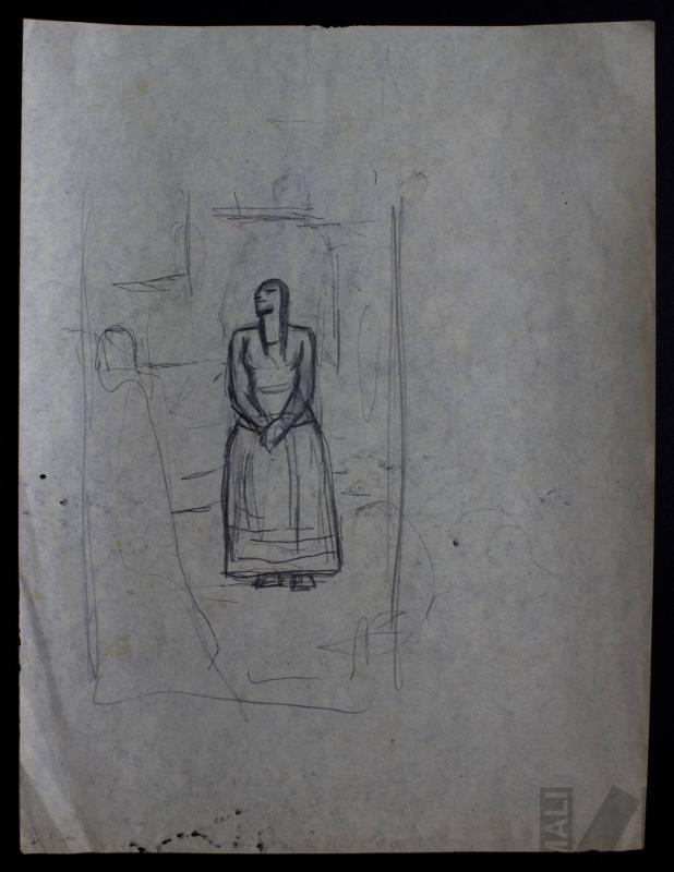 Estudio de mujer indígena