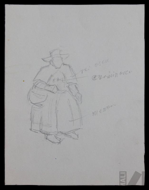 Estudio de mujer indígena