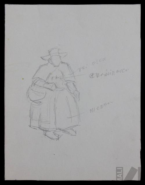 Estudio de mujer indígena