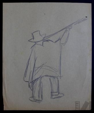 Estudio de músico indígena