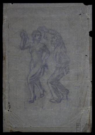 Estudio de pareja bailando para 'Marinera con cajón'