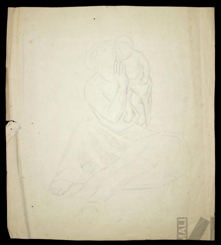 Estudio para 'Madre indígena'