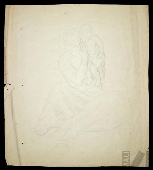 Estudio para 'Madre indígena'