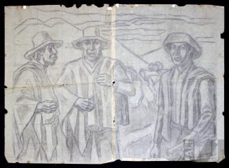 Estudio para 'Los arrieros'