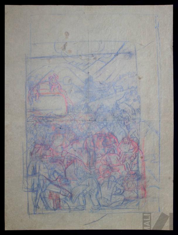 Estudio para 'La trilla'