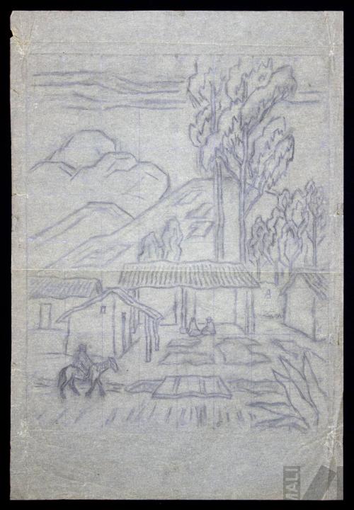 Estudio para 'Paisaje de Namora'