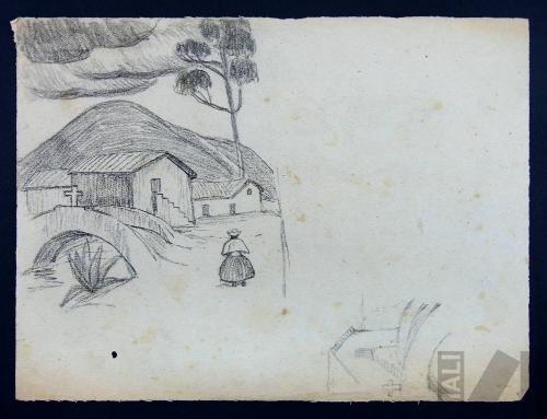 Estudio para 'El puente de Lucre'