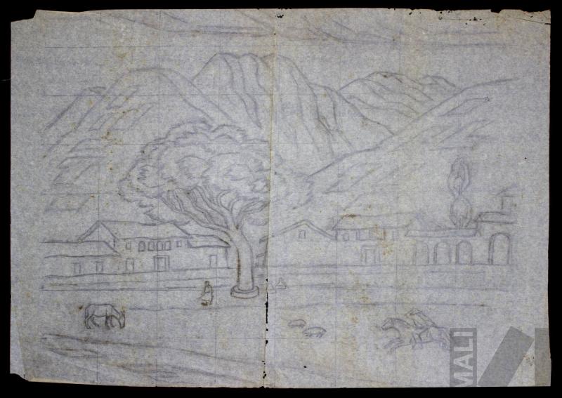 Estudio para 'Plaza serrana'