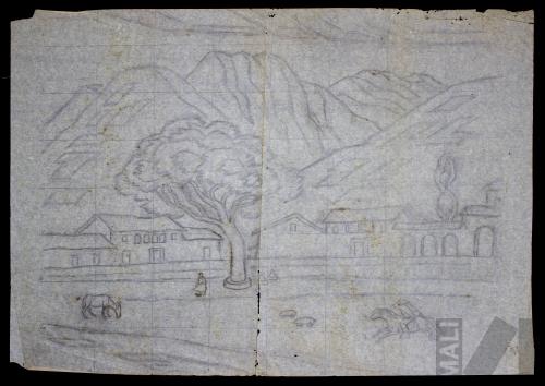 Estudio para 'Plaza serrana'