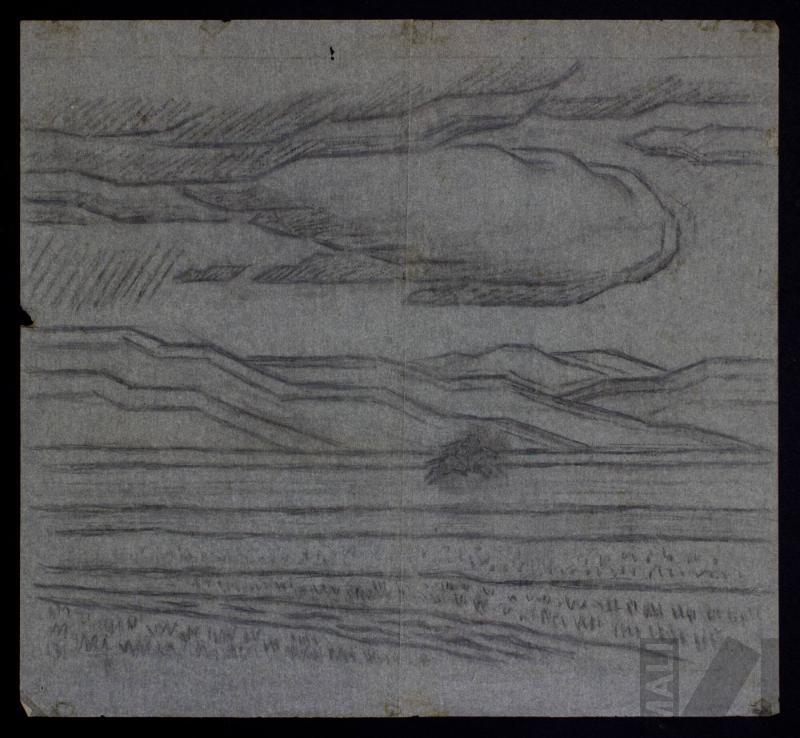 Estudio para 'Jinete al galope'