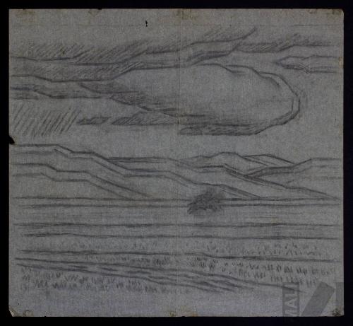 Estudio para 'Jinete al galope'