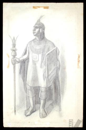 Boceto para 'El inca'