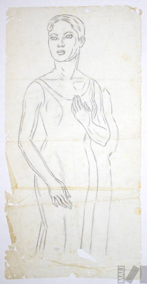 Estudio para retrato de mujer