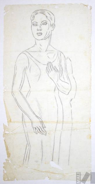 Estudio para retrato de mujer