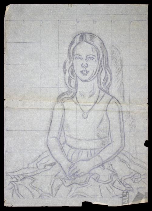 Estudio para retrato de niña