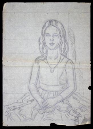 Estudio para retrato de niña