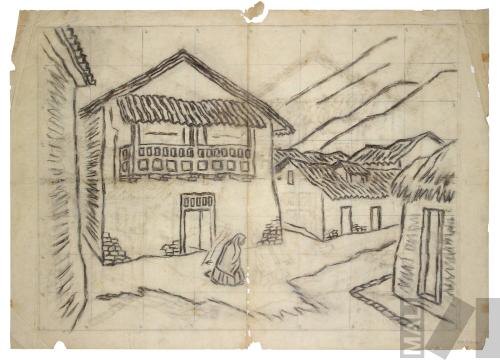 Estudio para 'Calle de Churín'