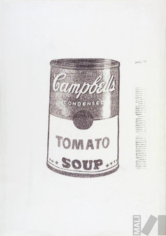 Robert Hughes Soup Can. Serie La máquina de escribir
