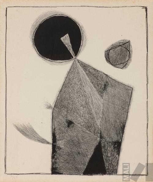 Sin título. Serie 8 litografías en homenaje a Vallejo