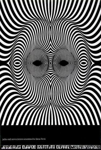 Afiche de exposición en el IAC
