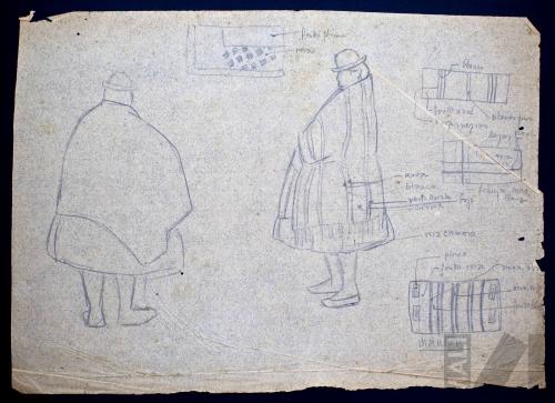 Estudio de traje indígena puneño