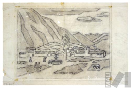 Estudio para 'Pueblo cusqueño'