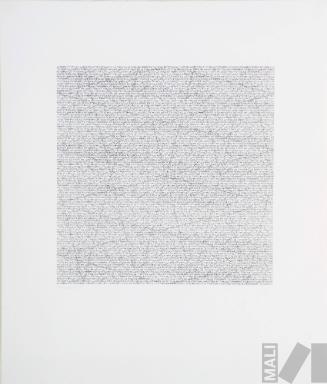 Arial Bold I. Serie La répetition et l'accumulation du geste saturant la surface produisent une densité
