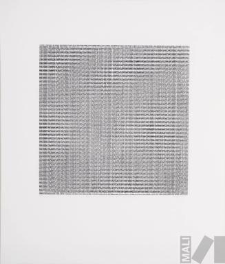 A Poetica Sup III  I. Serie La répetition et l'accumulation du geste saturant la surface produisent une densité
