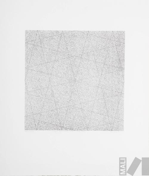 A Poetica Sup IV I. Serie La répetition et l'accumulation du geste saturant la surface produisent une densité
