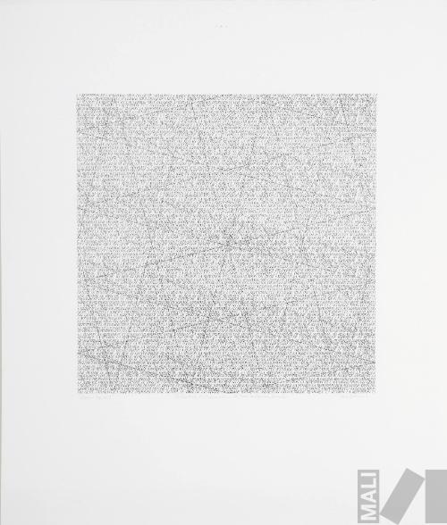 Bertrand let Regular I. Serie La répetition et l'accumulation du geste saturant la surface produisent une densité