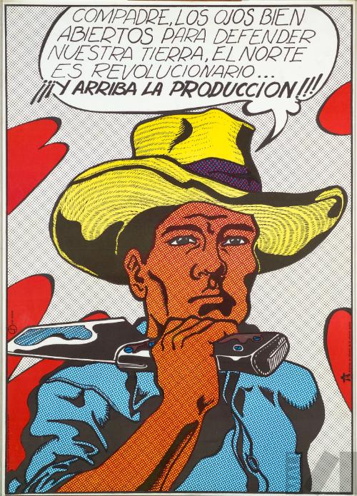 Afiche de difusión de la Reforma Agraria
