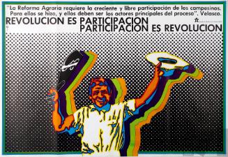 Afiche de difusión de la Reforma Agraria
