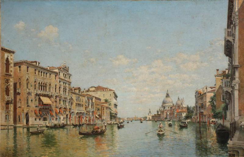 Vista del Gran Canal de Venecia

