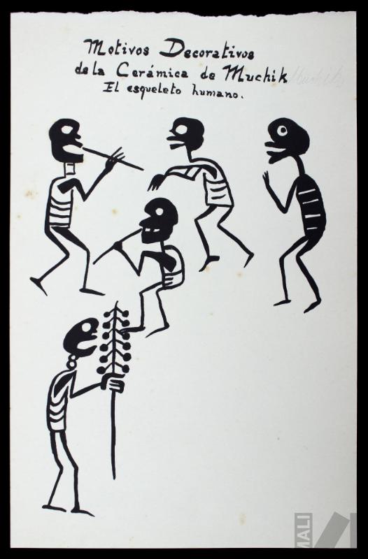 Motivos decorativos de la cerámica del Cuzco, el cuerpo humano