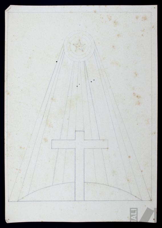 Estudio para composición religiosa