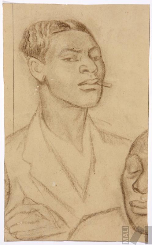 Estudio para 'Marinera con cajón'