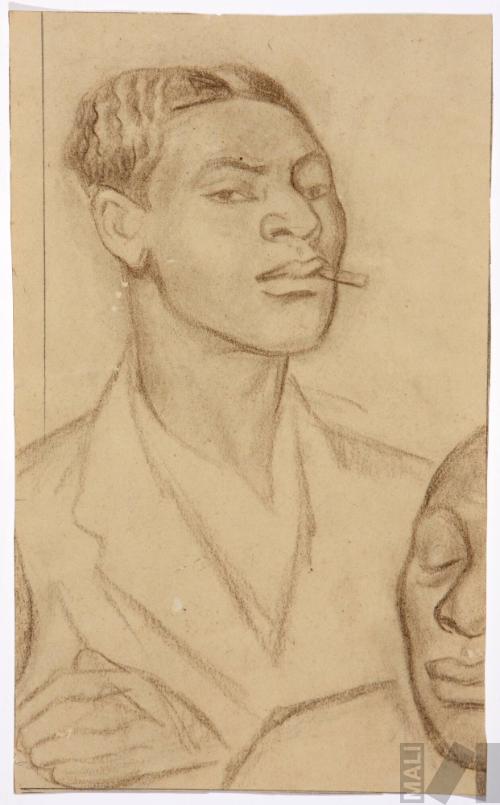 Estudio para 'Marinera con cajón'