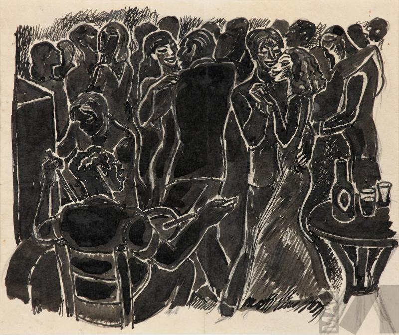 Estudio para 'Farra con batería'