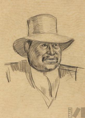 Estudio de cabeza para 'Picantería arequipeña'