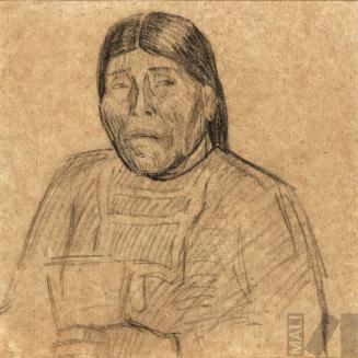 Estudio de anciana indígena