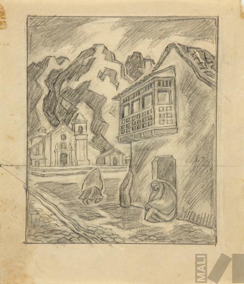 Iglesia y calle de Huancavelica