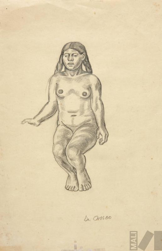 Malinche, según el mural de José Clemente Orozco en la Escuela Nacional de Preparatoria, México