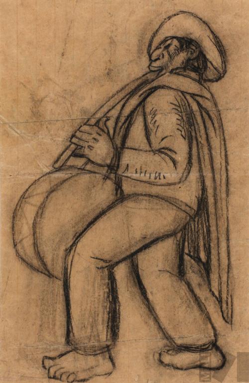 Estudio para 'La cashua'