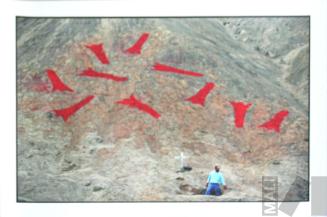 Intervención de Ricardo Wiesse en la quebrada de Cieneguilla. Serie Cantuta