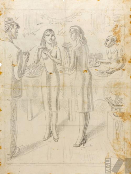 Estudio para 'Los picarones'