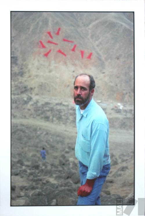 Ricardo Wiesse en la quebrada de Cieneguilla. Serie Cantuta