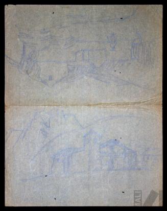 Estudios de iglesia serrana y paisaje andino